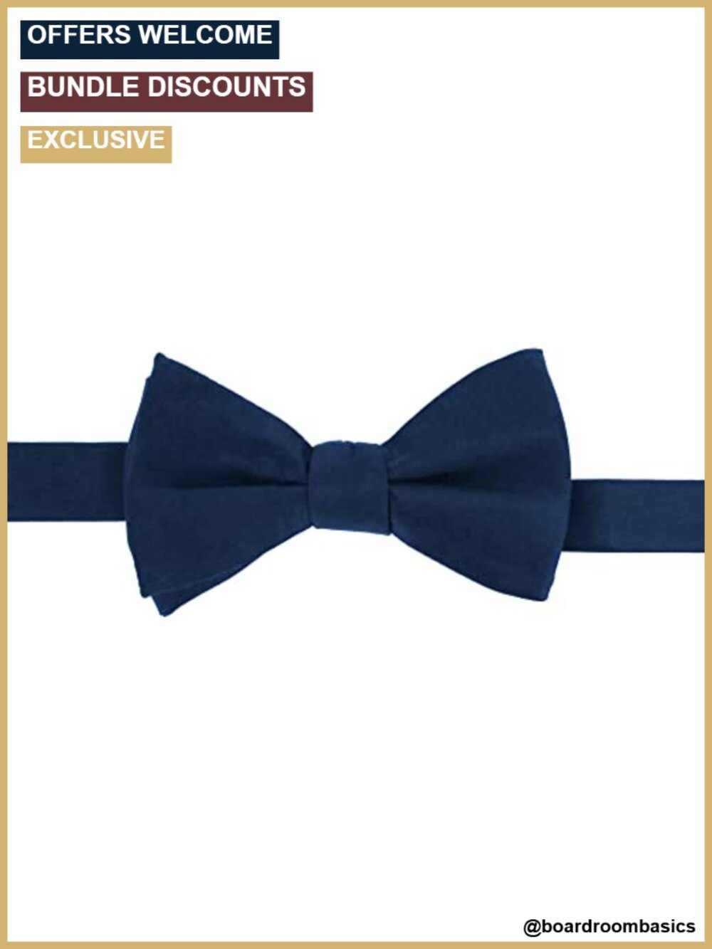 Trafalgar Sutton Silk Bow Tie Adjustable Formal Wedding